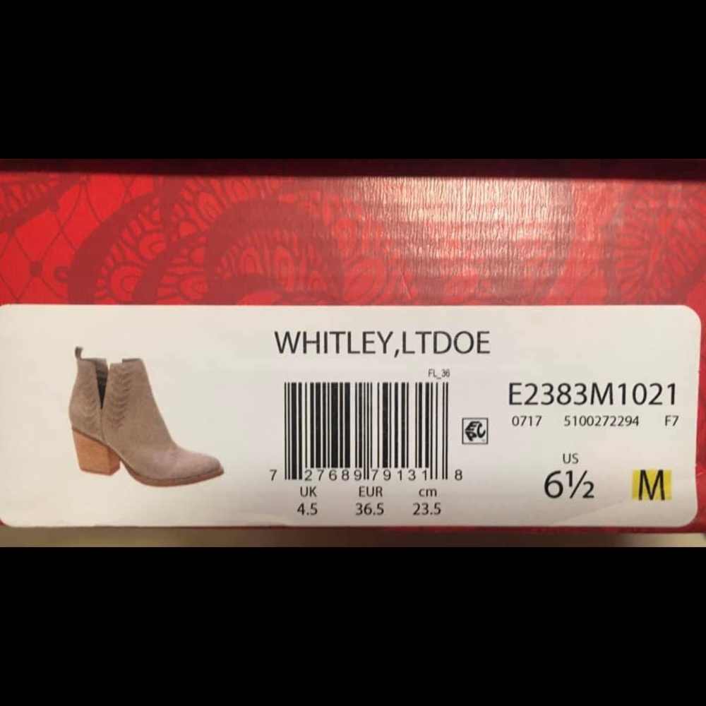 Carlos Whitley Lt. Doe Womens 6.5M Boots 👢 - Picture 8 of 8